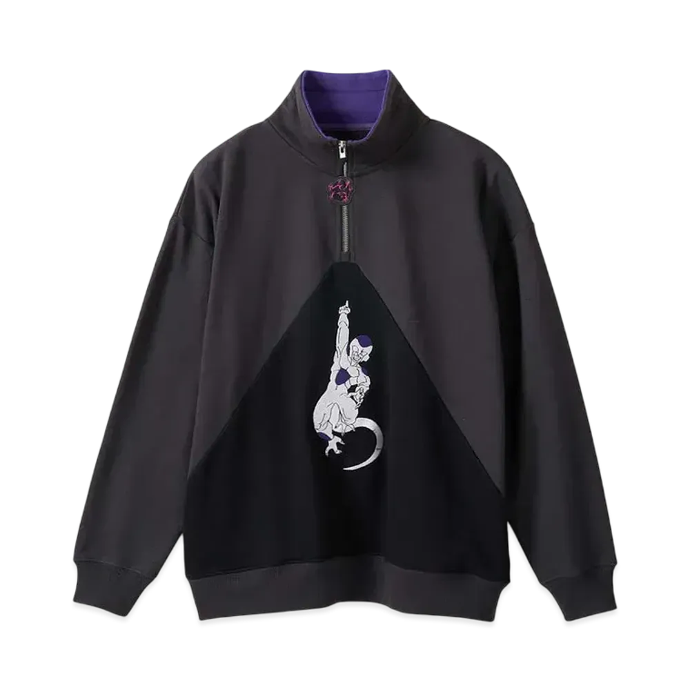 graniph x Dragon Ball Z Deathball Fleece Half Zip Sweatshirt "Sumikuro"