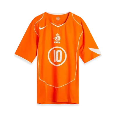 Nike Netherlands 2004 Total 90 Reissue Men's Nike Soccer Replica Uniform "Orange"