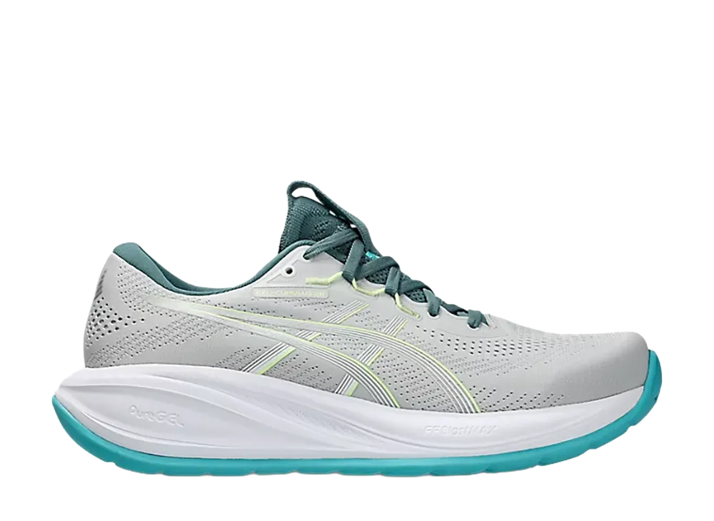 Asics Gel-Cumulus 28 Wide "Cloud Grey/Energy Aqua"
