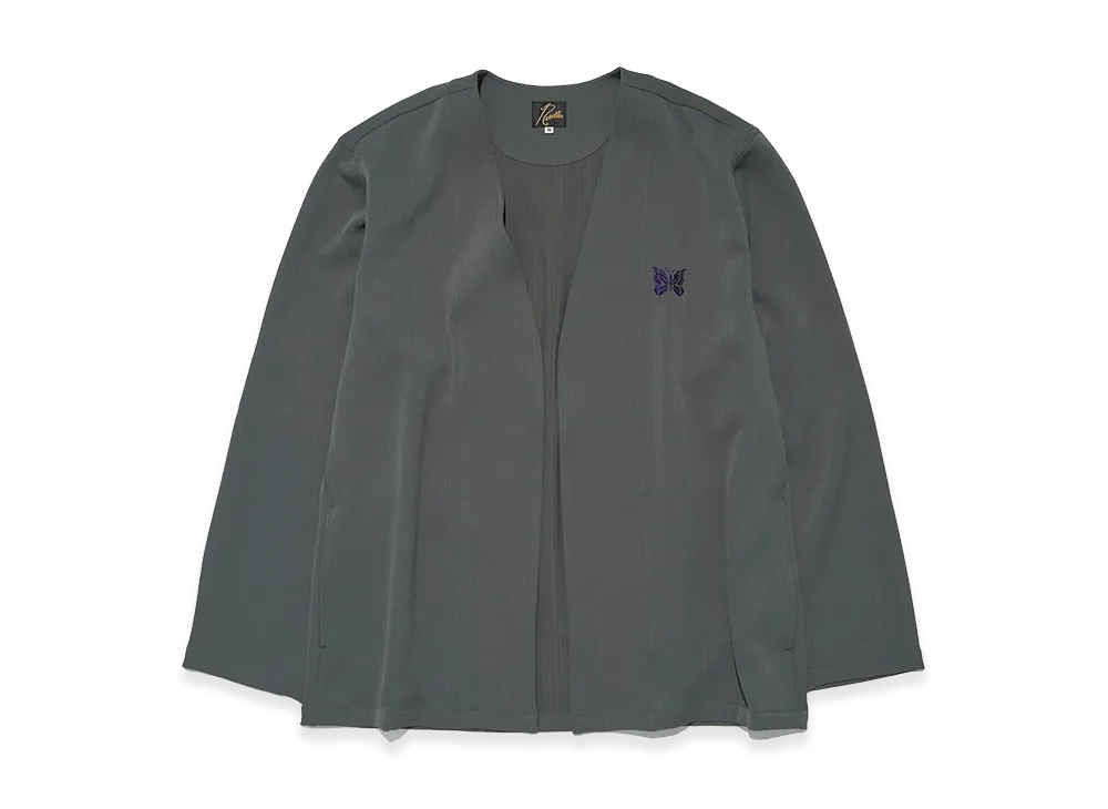 NEEDLES x STUDIOUS Papillon Emb. Cardigan - Art Pique Pleats "Grey"