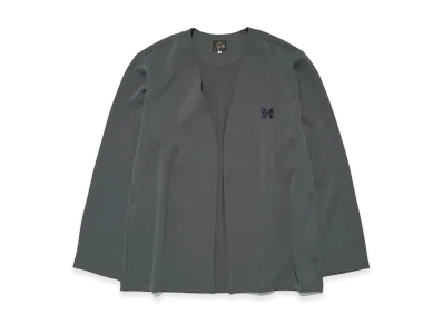 NEEDLES x STUDIOUS Papillon Emb. Cardigan - Art Pique Pleats "Grey"