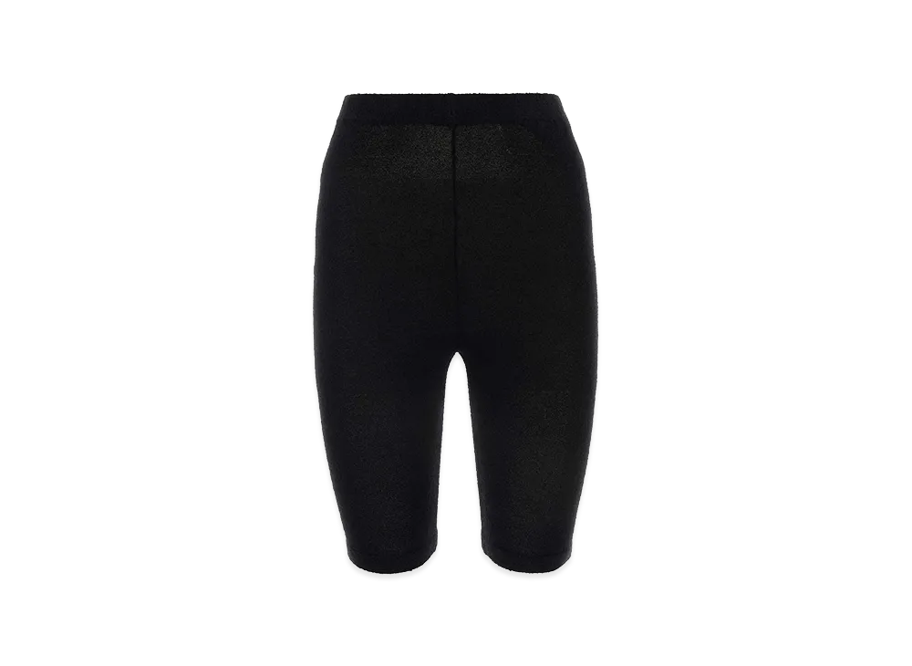 BALENCIAGA Women's Stretch Terry Fabric Leggings "Black"