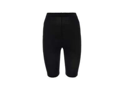 BALENCIAGA Women's Stretch Terry Fabric Leggings "Black"