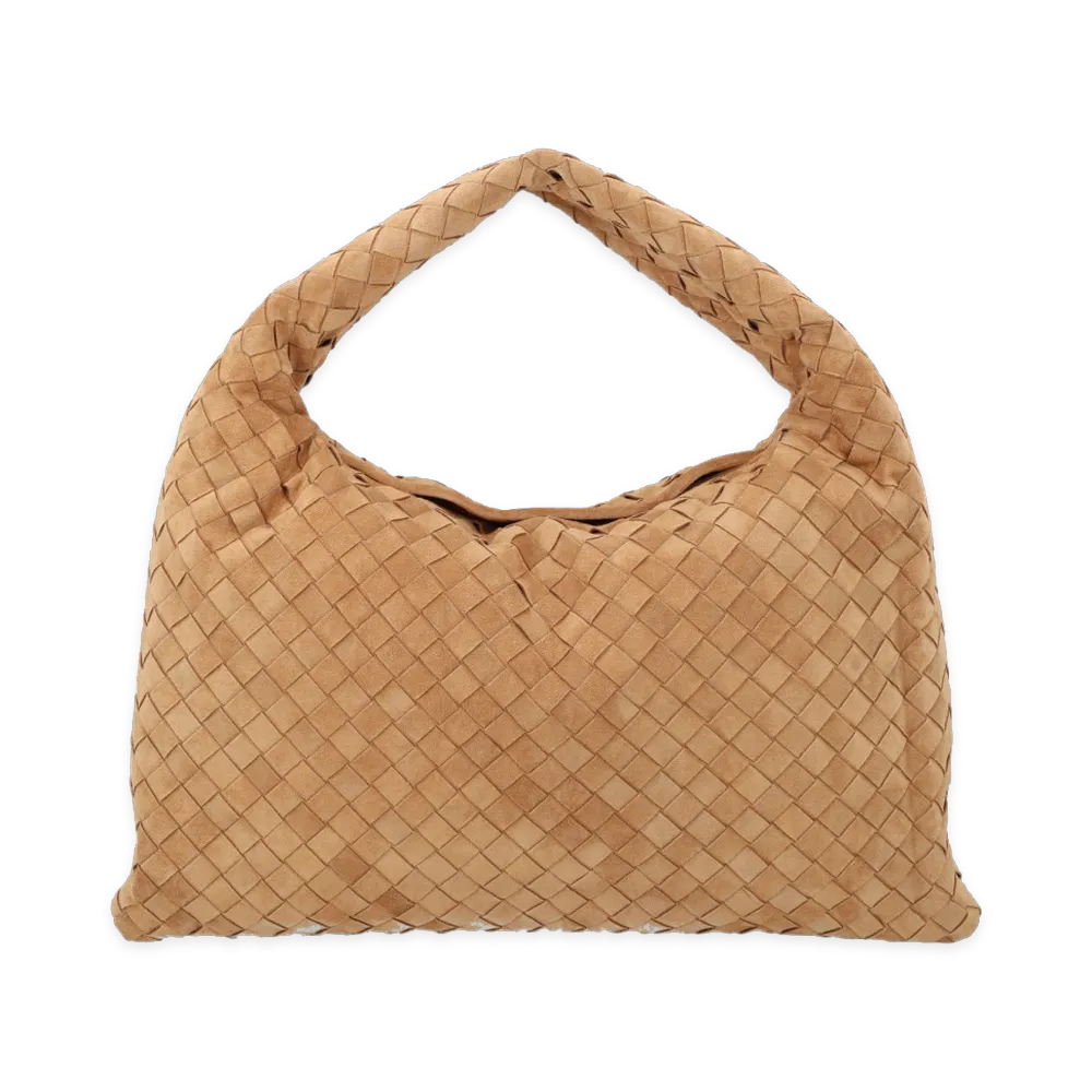 Bottega Veneta Women's Borsa Hop Small "Beige"