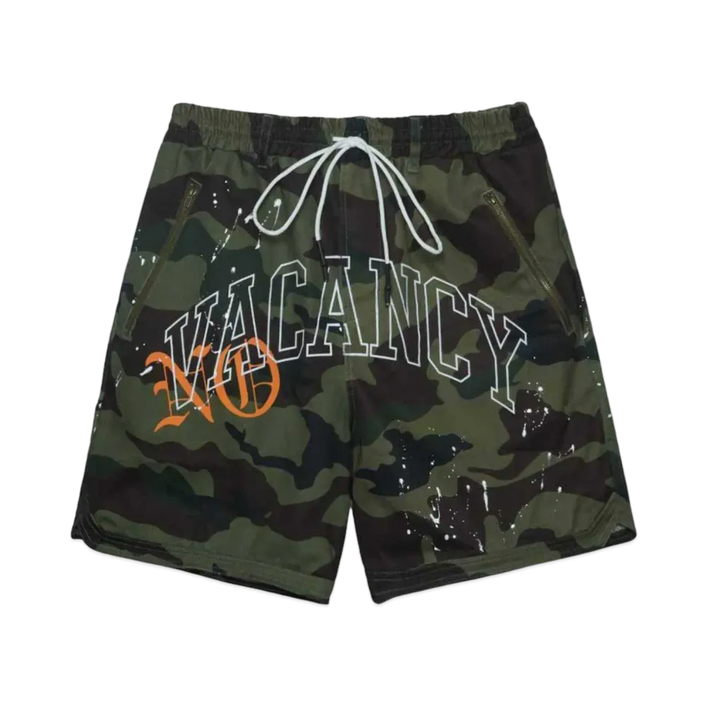 TAIN DOUBLE PUSH NO VACANCY CAMO SHORTS "D.CAMO"