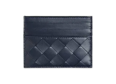 Bottega Veneta Intrecciato Credit Card Case "Sterling/Space"