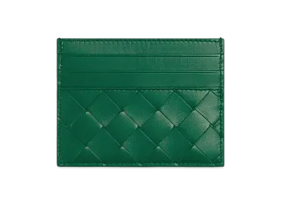 Bottega Veneta Intrecciato Credit Card Case "Jungle"