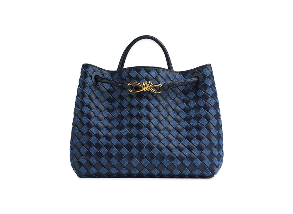 Bottega Veneta Medium Andiamo "Abyss/Indigo"