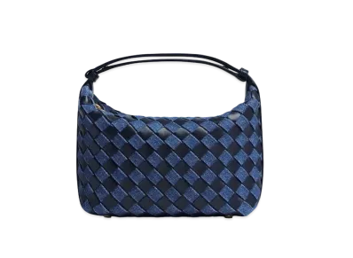 Bottega Veneta Mini Wallace "Abyss/Indigo"