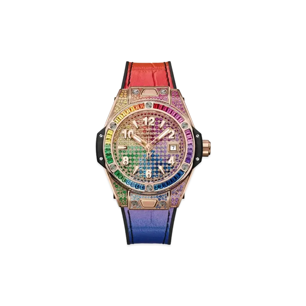 HUBLOT Big Bang One Click King Gold Rainbow 33mm