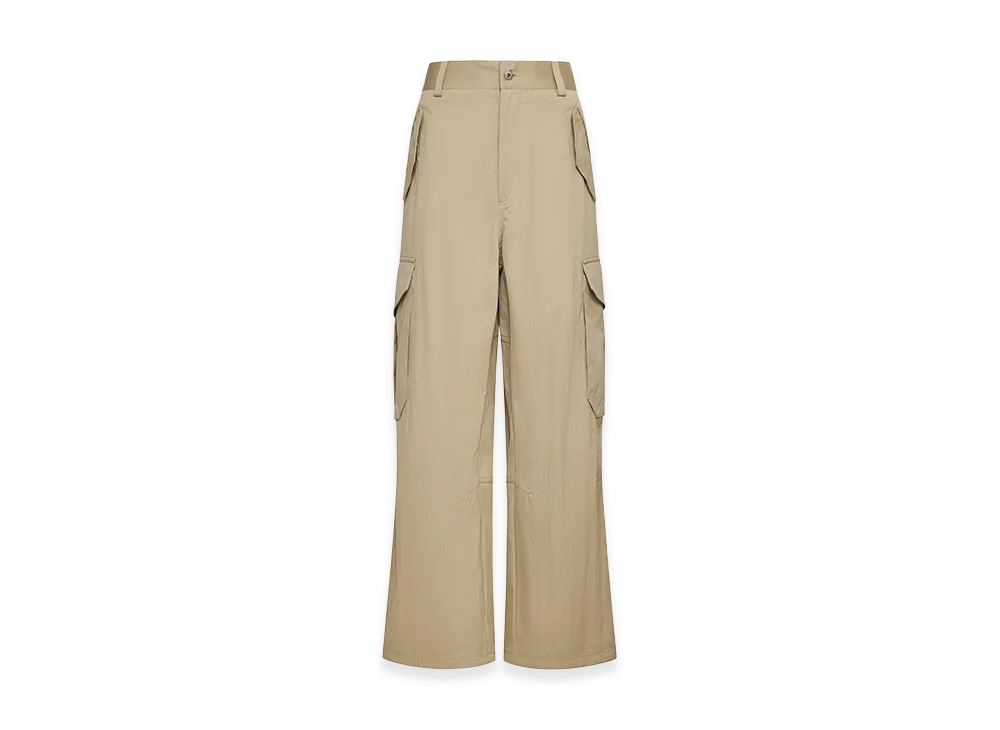 Bottega Veneta Women's Cappuccino Cotton Blend Cargo Pant "Beige"
