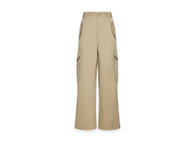 Bottega Veneta Women's Cappuccino Cotton Blend Cargo Pant "Beige"