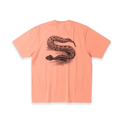 Stussy Serpent Tee Pigment Dyed "Sherbert"