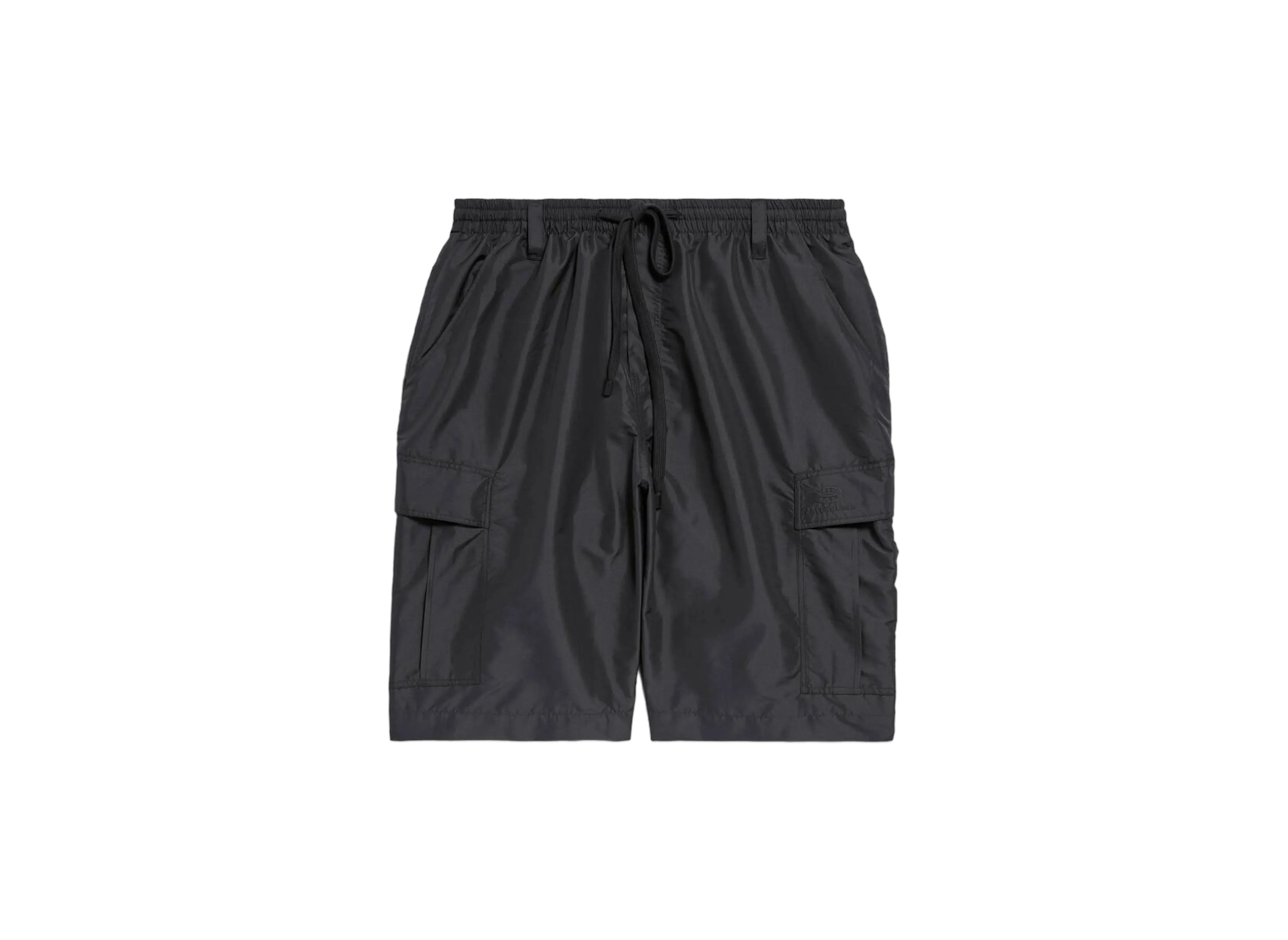 BALENCIAGA Men's Unity Sports Icon Swim Cargo Shorts in Nylon "Black"