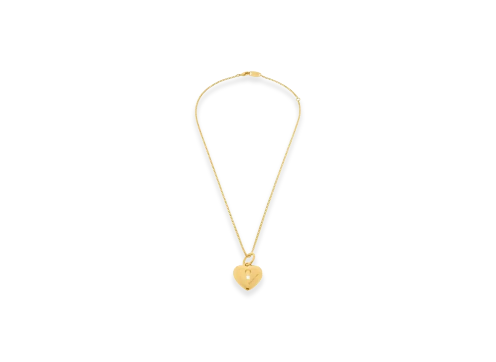25SS new/BALENCIAGA アムールハートネックレス Necklace Gold 25SS new/BALENCIAGA アムールハートネックレス Necklace Gold