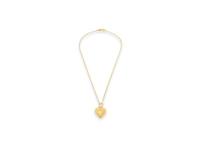 BALENCIAGA Amour Heart Necklace "Gold"
