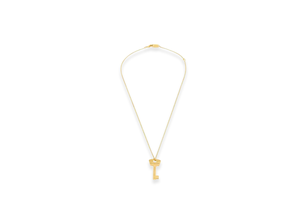 BALENCIAGA Amour Key Necklace "Gold"