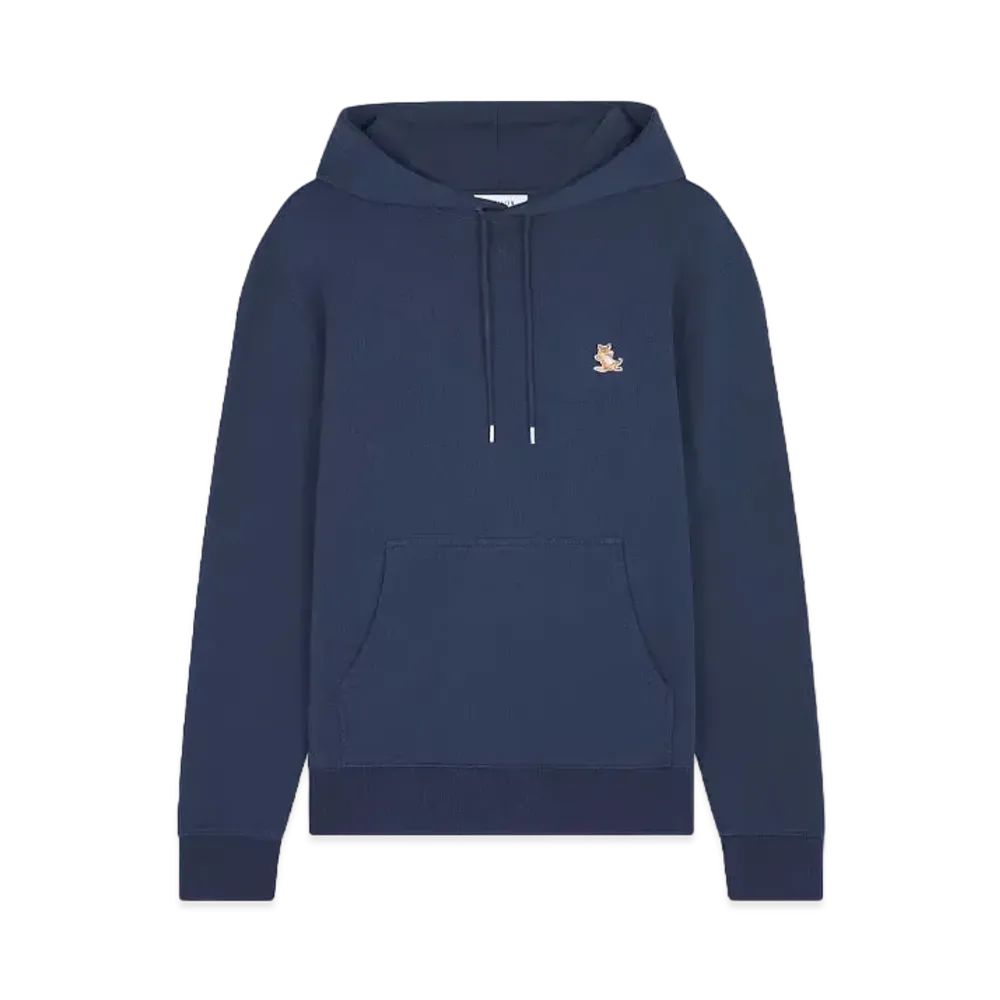 Maison Kitsune Chillax Patch Regular Hoodie "Eclipse Blue"