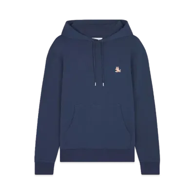 Maison Kitsune Chillax Patch Regular Hoodie "Eclipse Blue"