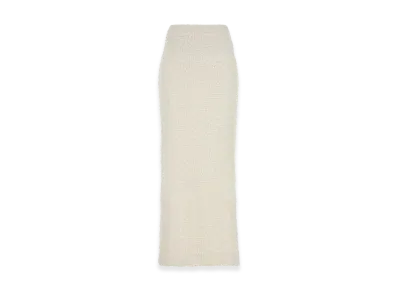 BALENCIAGA Women's Stretch Bouclã ̈ Skirt "White"