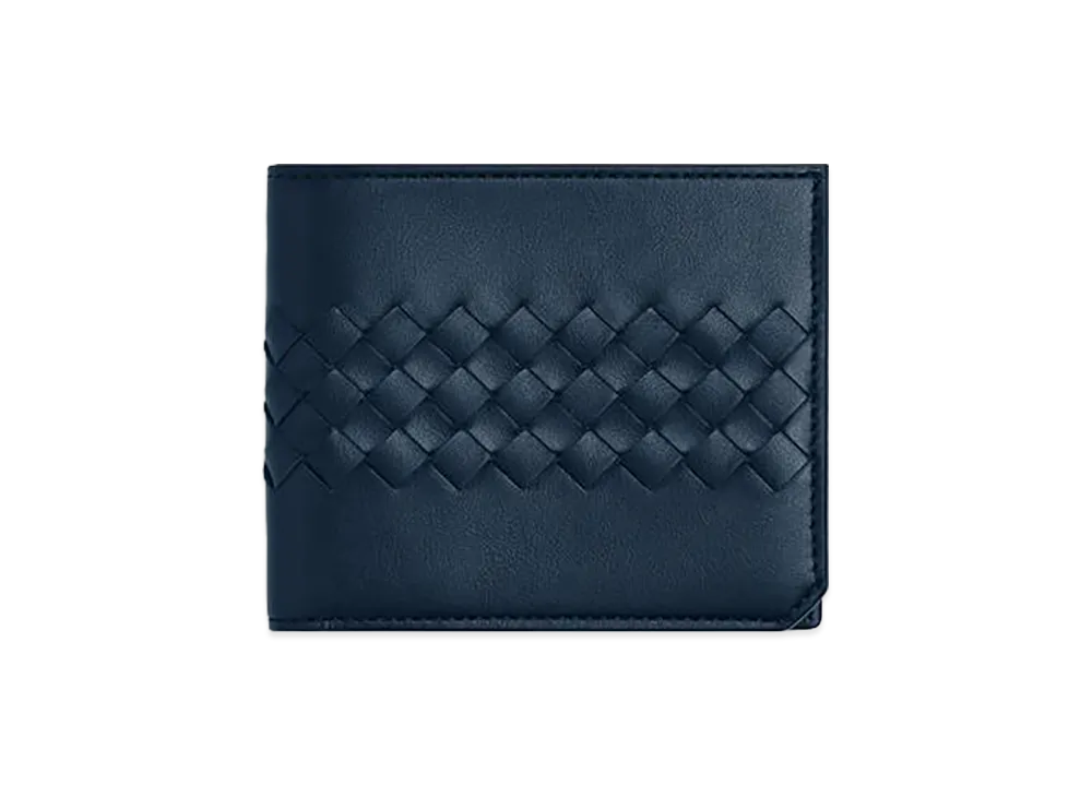 Bottega Veneta Intrecciato Piccolo Bi-fold Wallet "Neptune"
