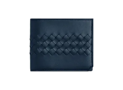 Bottega Veneta Intrecciato Piccolo Bi-fold Wallet "Neptune"
