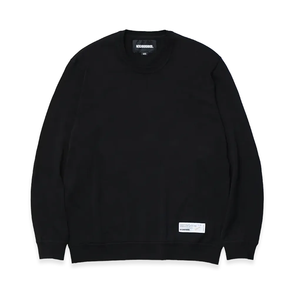 NEIGHBORHOOD Plain Crewneck Sweater "Black"