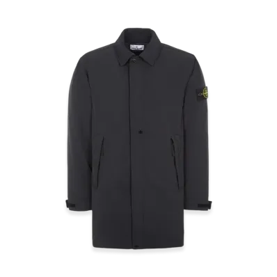 Stone Island 70726 Micro Twill with Primaloft P.U.R.E Insulation Technology Trench Coat - 23FW "Black"