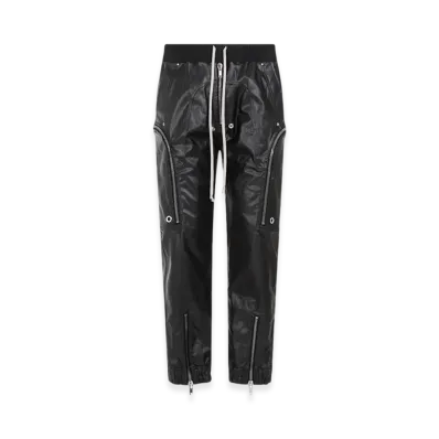 Rick Owens Bauhaus Spalmato Cargo Denim Jeans "Black"