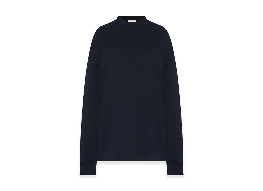 The Row Women's Raveena Cotton T-Shirt "Indigo"