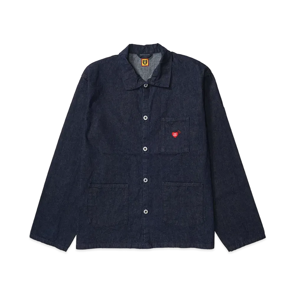 HUMAN MADE x KAWS Kaws Made Denim Coverall Jacket "Indigo"