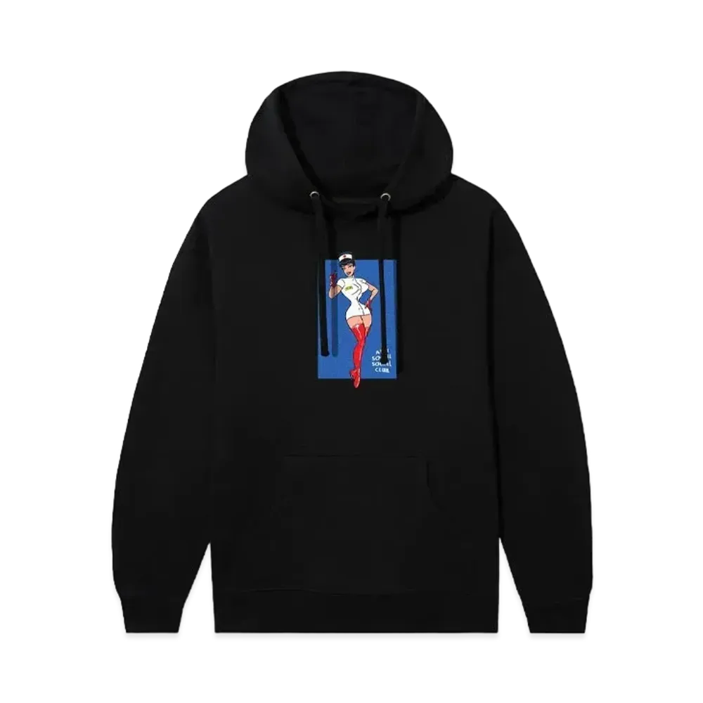 ANTI SOCIAL SOCIAL CLUB Feeling Blue BlueChew Hoodie "Black"