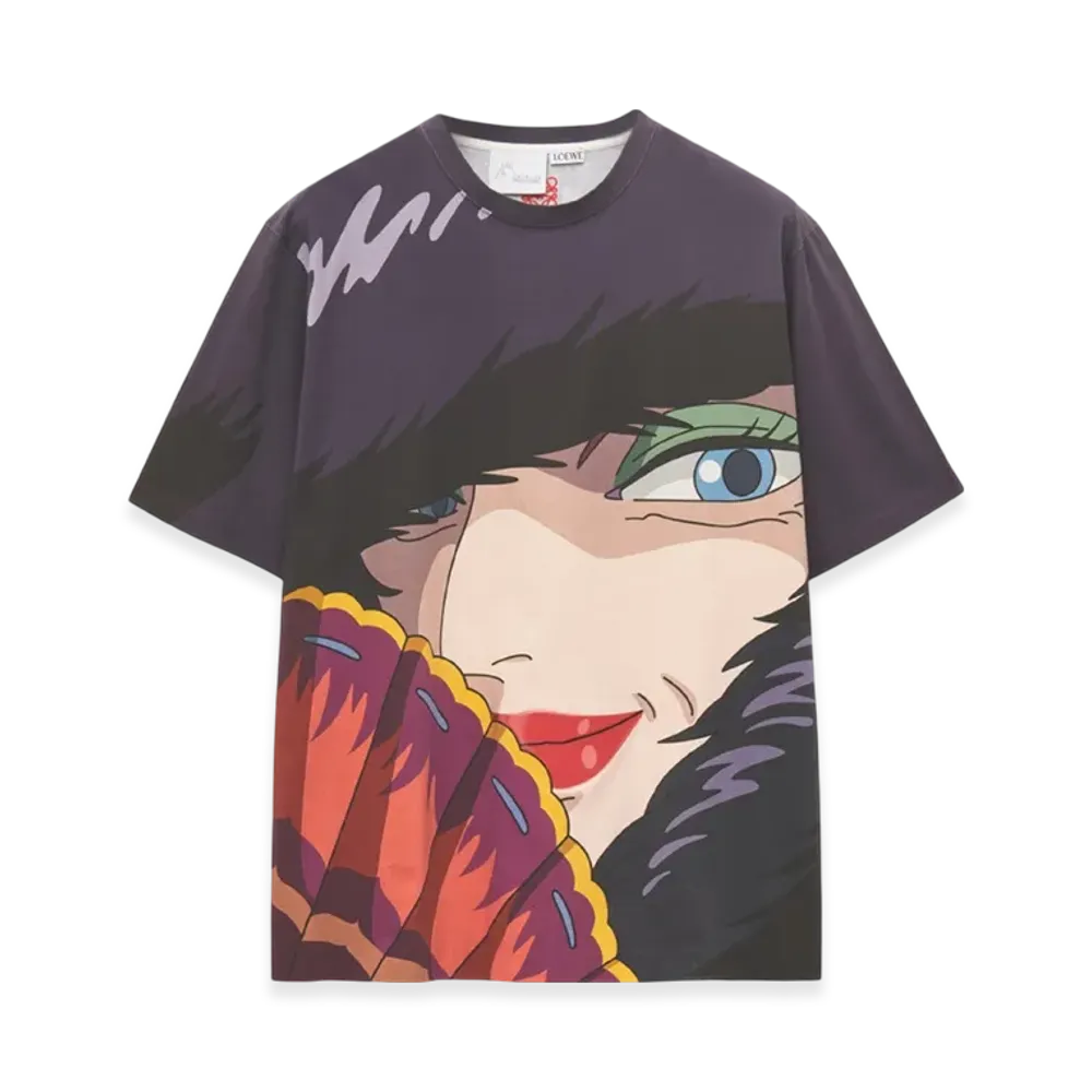LOEWE x Howl's Moving Castle Witch of the Waste T-Shirt in Cotton "Multicolor"