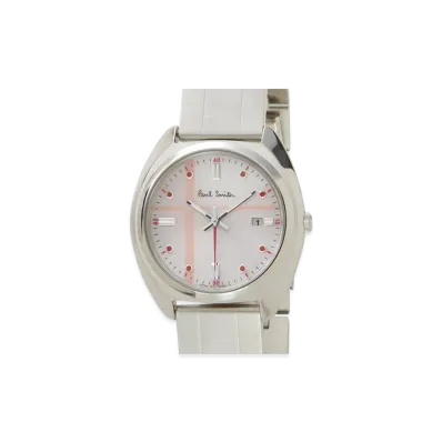 Paul Smith Women's Closed Eyes Mini Solar Watch "Silver"