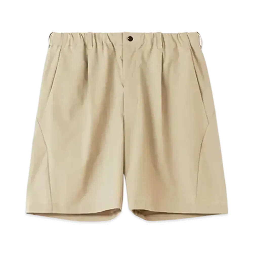 Goldwin One-Tuck Light Stretch Shorts (Unisex) "Clay Beige"