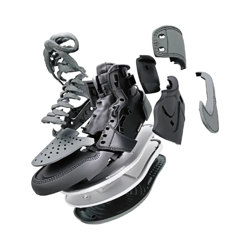 BANDAI NIKE AIR JORDAN 1 HIGH 85 SHADOW AND REVERSE SHADOW MODEL KIT