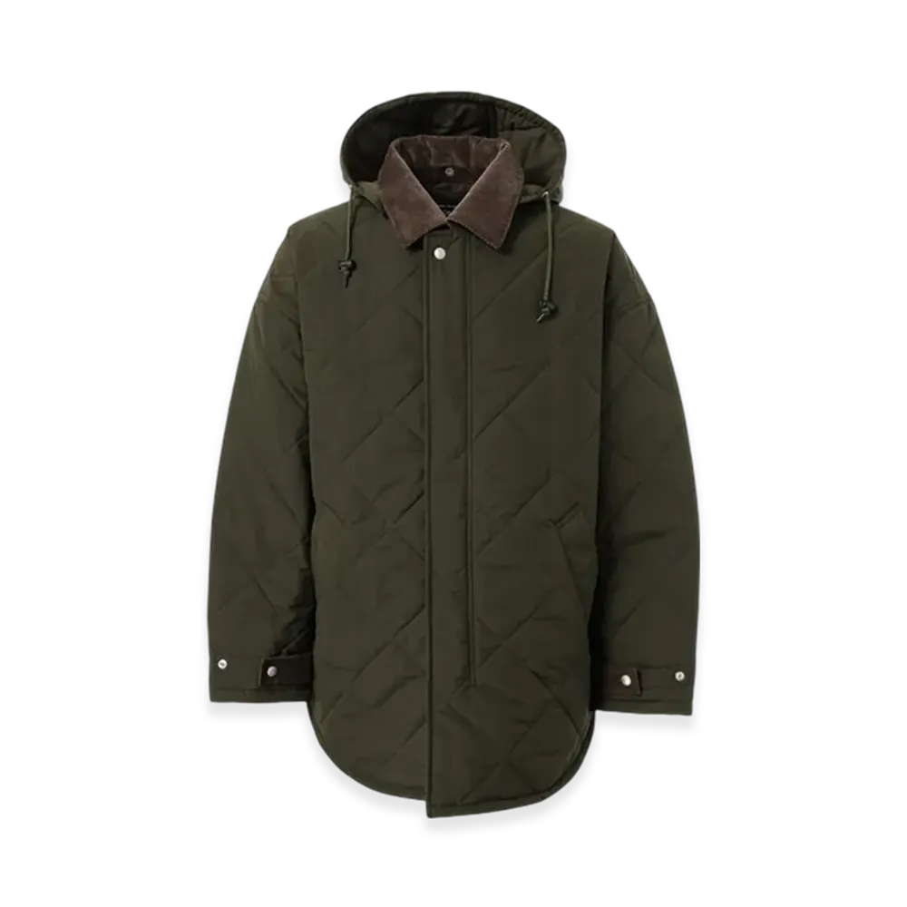 COMME des GARCONS HOMME Nylon Quilting Foody Jacket "Khaki"
