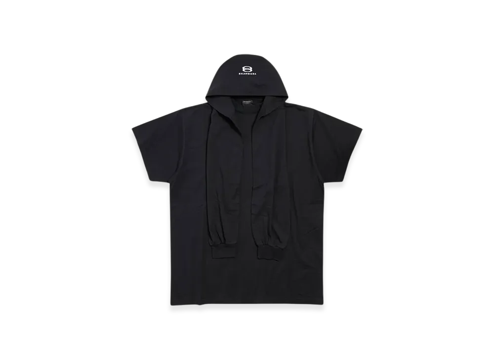 BALENCIAGA Unity Sports Icon Incognito T-Shirt Oversized "Black White"