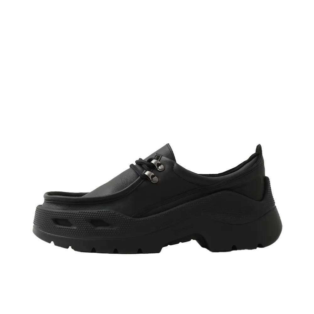 Crocs The Gallery Leather Shoe "Black"