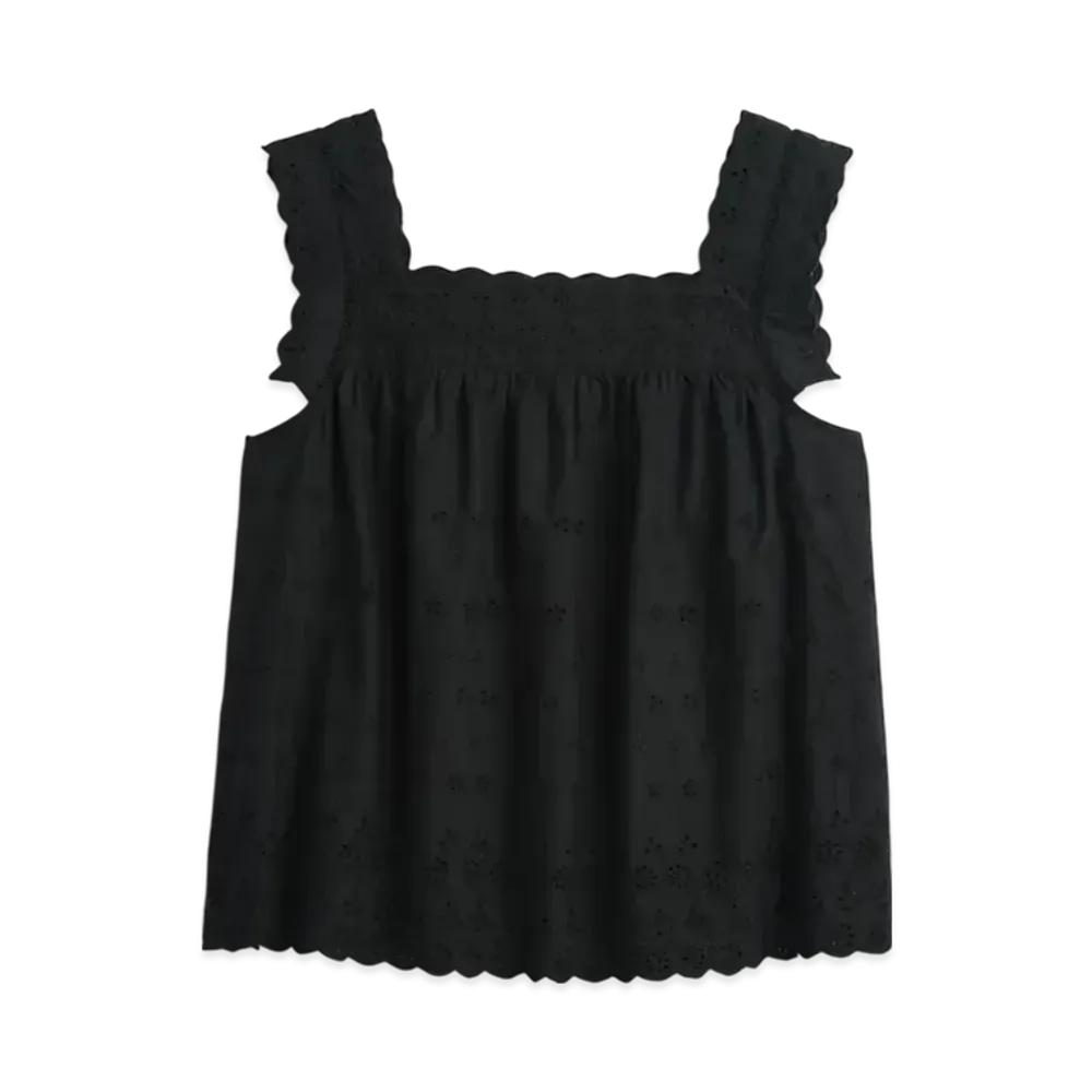 GAP x DOEN Eyelet Tops "True Black"