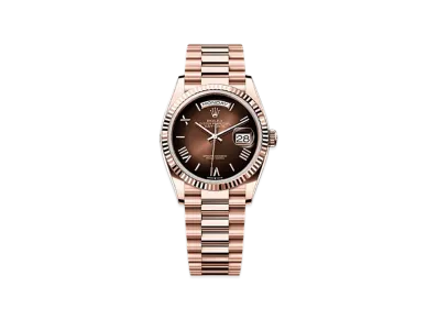 ROLEX Day-Date 36mm Everose Gold 128235 "Brown Ombre"