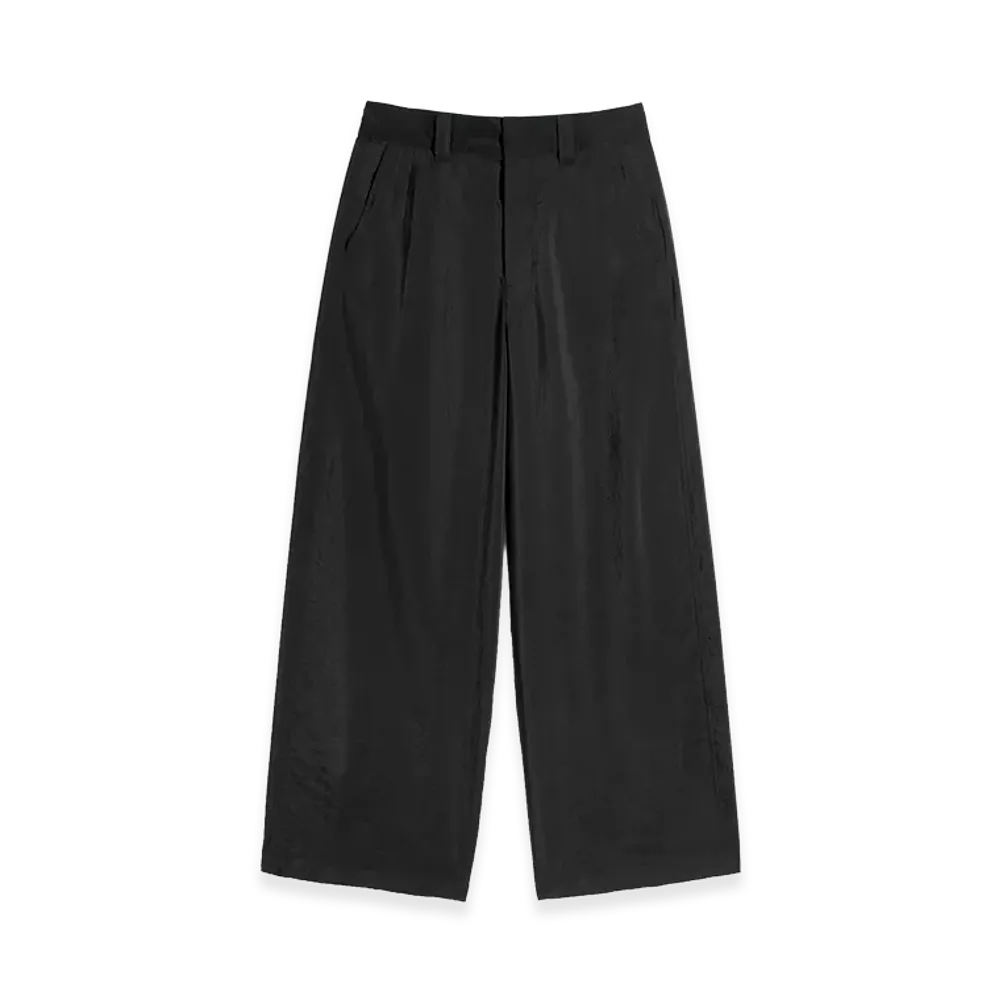 LEMAIRE Dry Silk Straight Tailored Pants "Black"