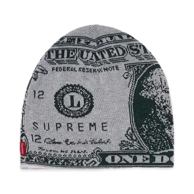 Supreme Dollar Beanie "White"