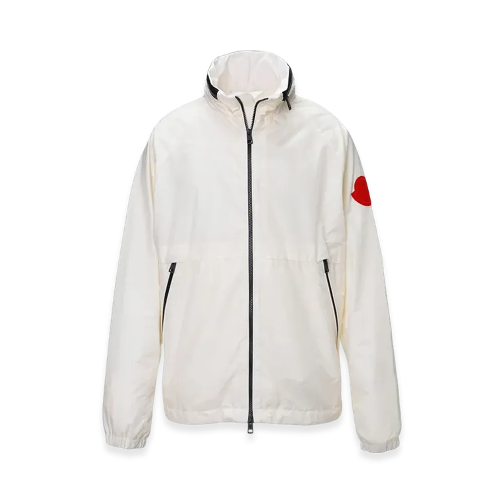 MONCLER Mens Octano Raincoat "White"