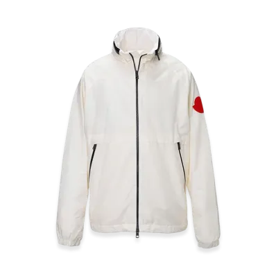 MONCLER Mens Octano Raincoat "White"