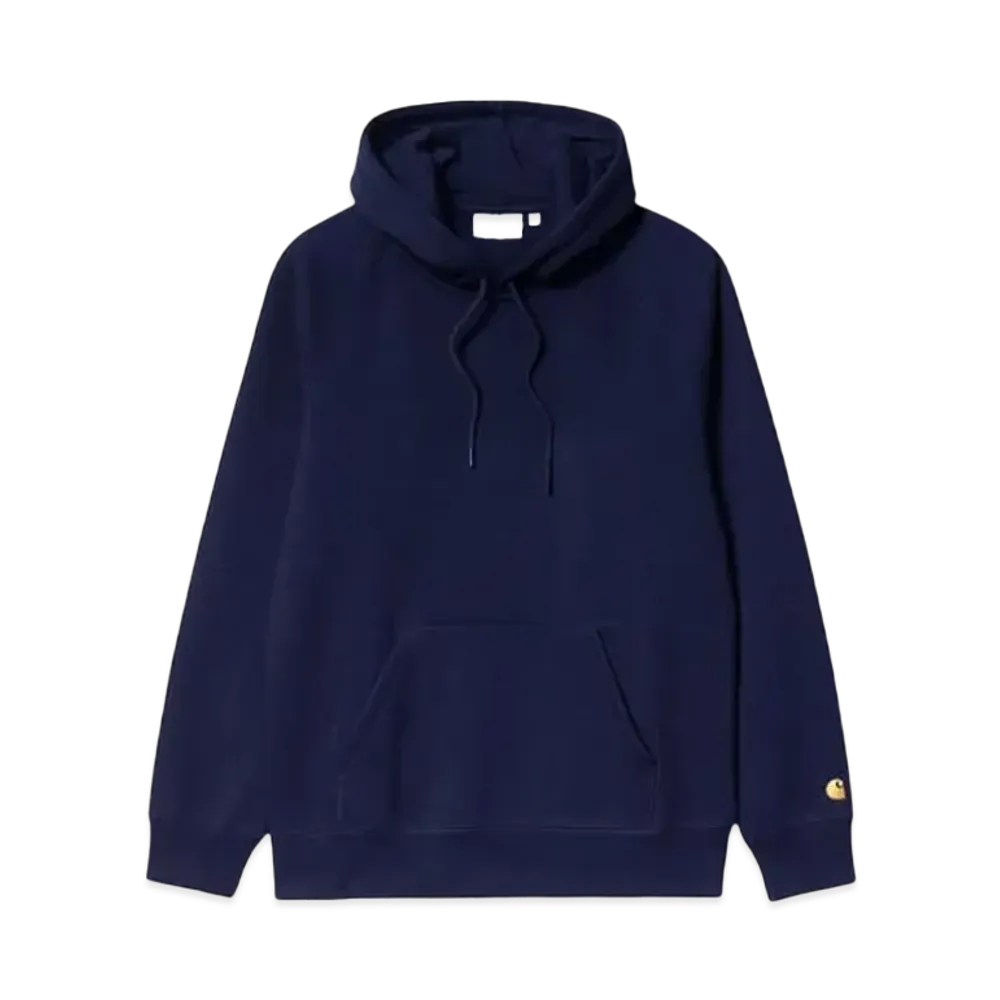 Carhartt WIP Hooded Chase Sweatshirt Pullover Parka "Dark Navy/Gold"