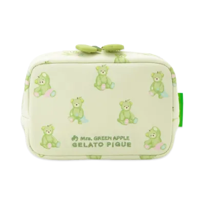 GELATO PIQUE x Mrs. GREEN APPLE All-Over Print Pouch "Green"