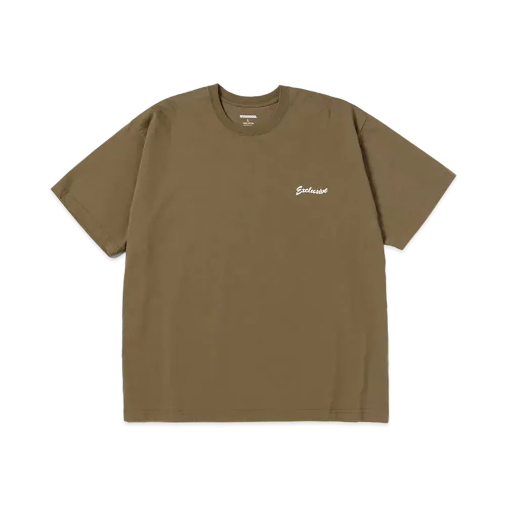 NEIGHBORHOOD NH Tee-4 SS . CO "Olive Drab"