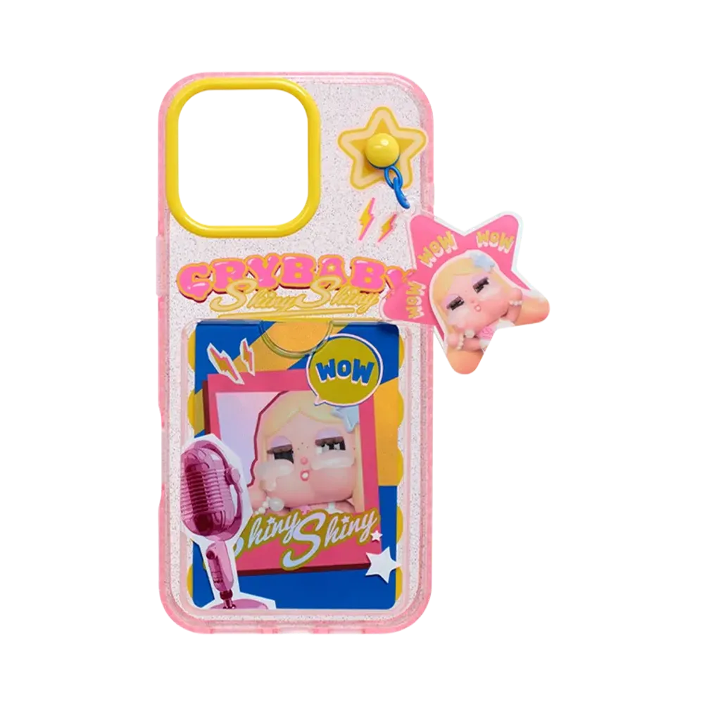 POP MART CRYBABY SHINY SHINY Series-Phone Case iPhone 15 Pro Max