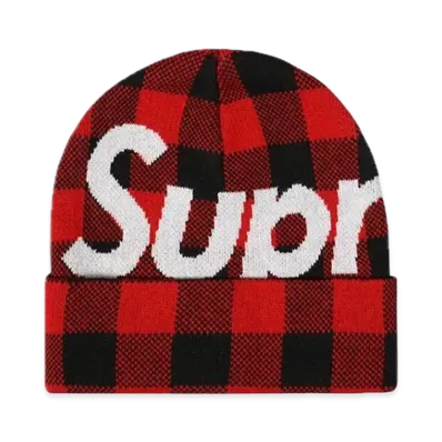Supreme Big Logo Beanie "Red"